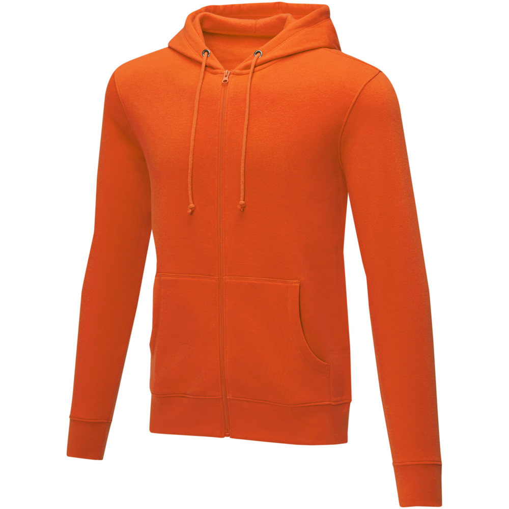 Theron Herren Kapuzenpullover mit Reißverschluss - Orange