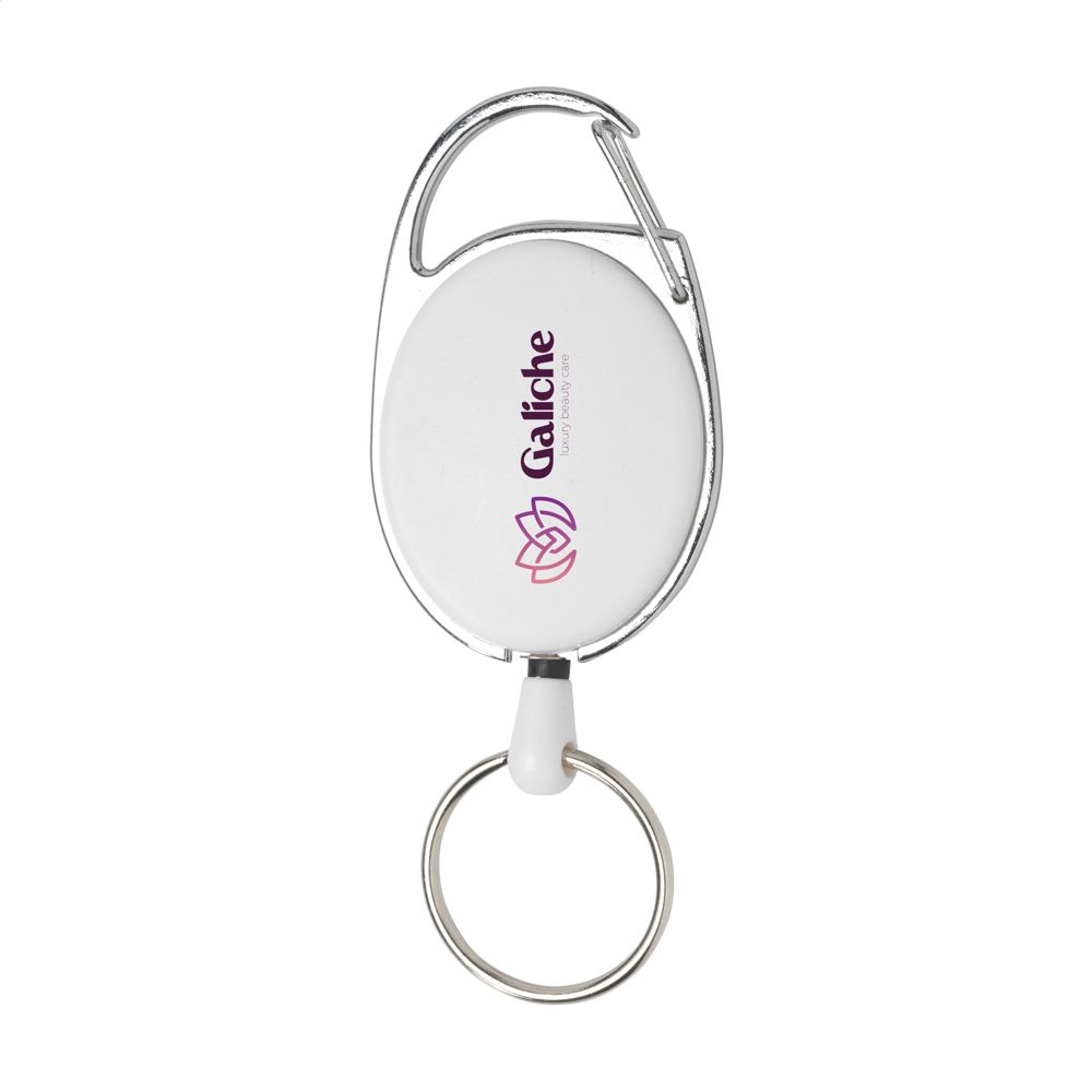 Aspen RollerClip Keychain - weiss