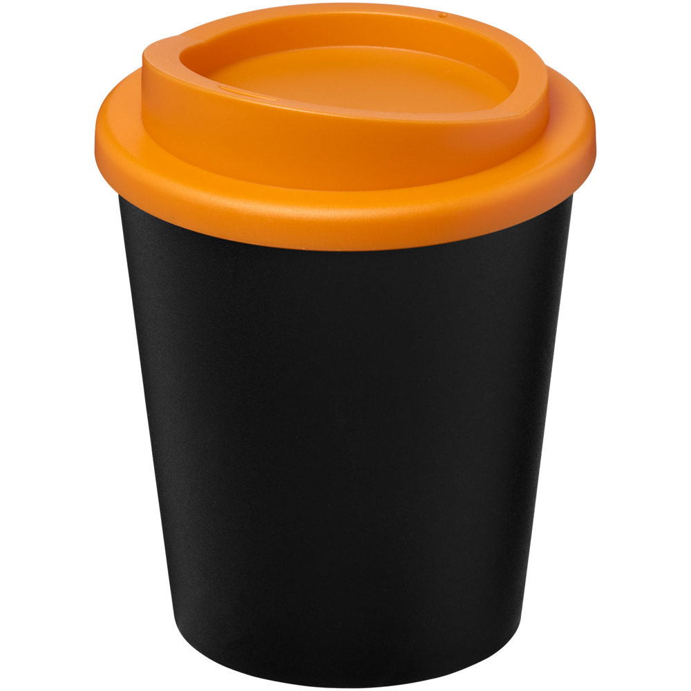 Americano® Espresso Eco 250 ml recycled tumbler - Black, Orange