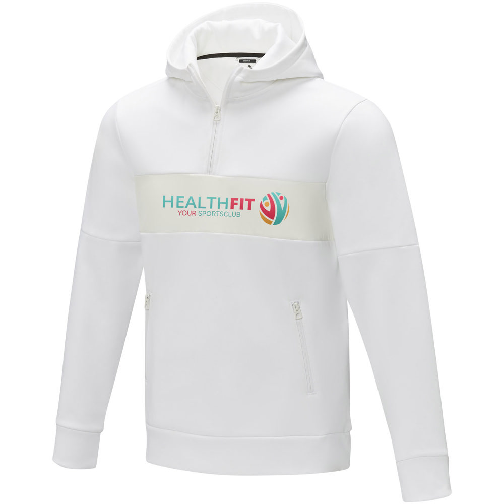 Sayan men's half zip anorak hooded sweater