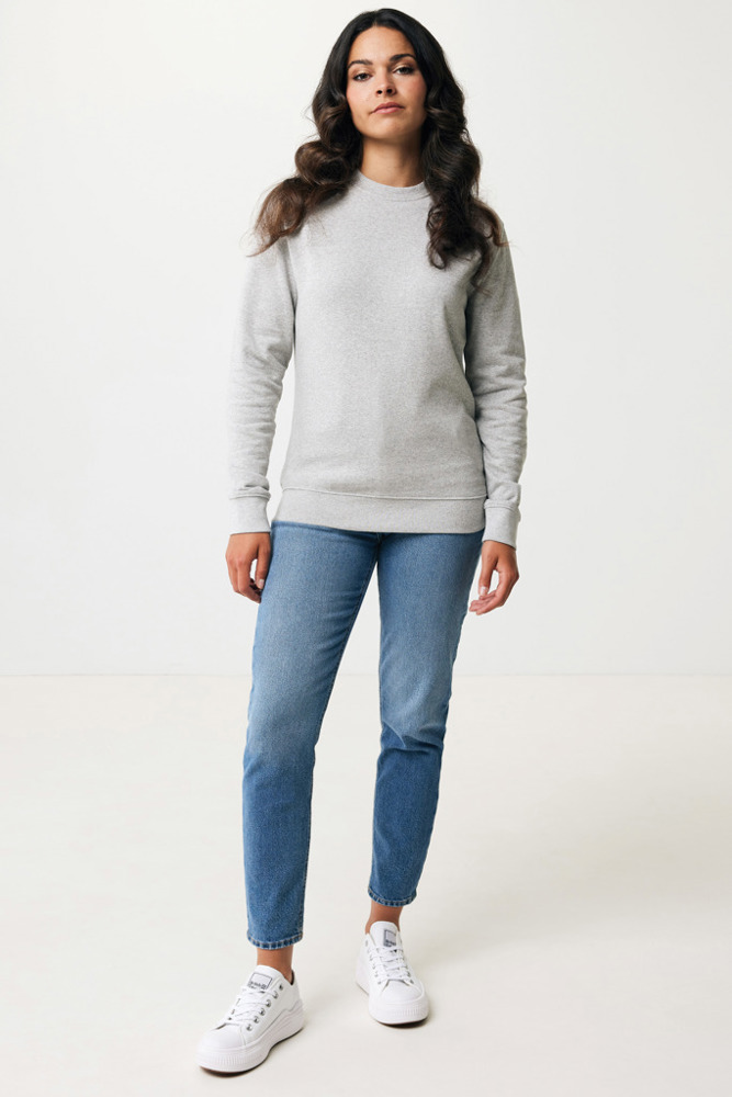 IQONIQ Denali recycled cotton crew neck undyed
