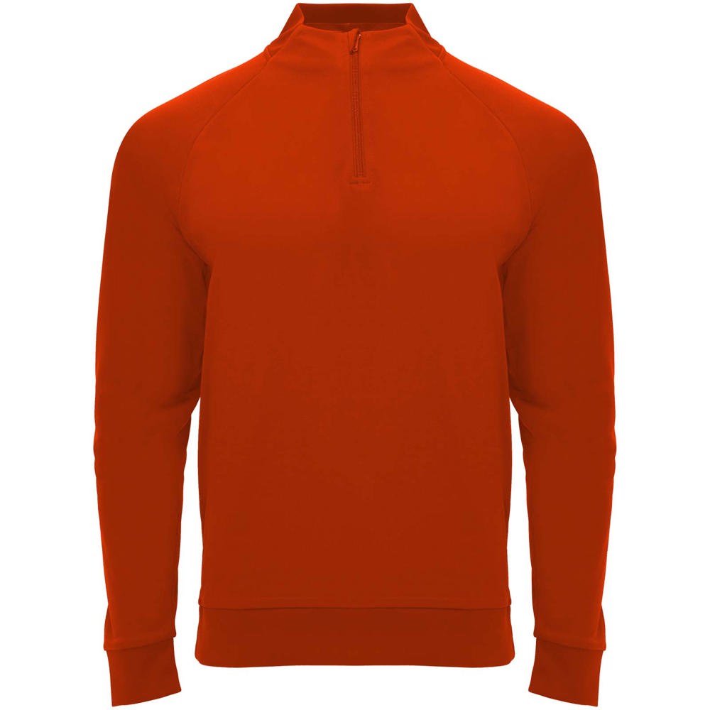 Epiro long sleeve unisex quarter zip sweatshirt - Red
