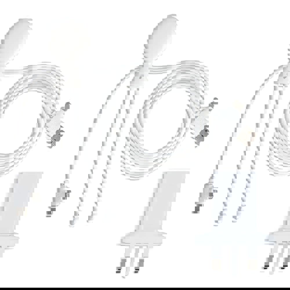 2090 - Xoopar Mr Bio Long Charging Cable + UK Plug Adapter