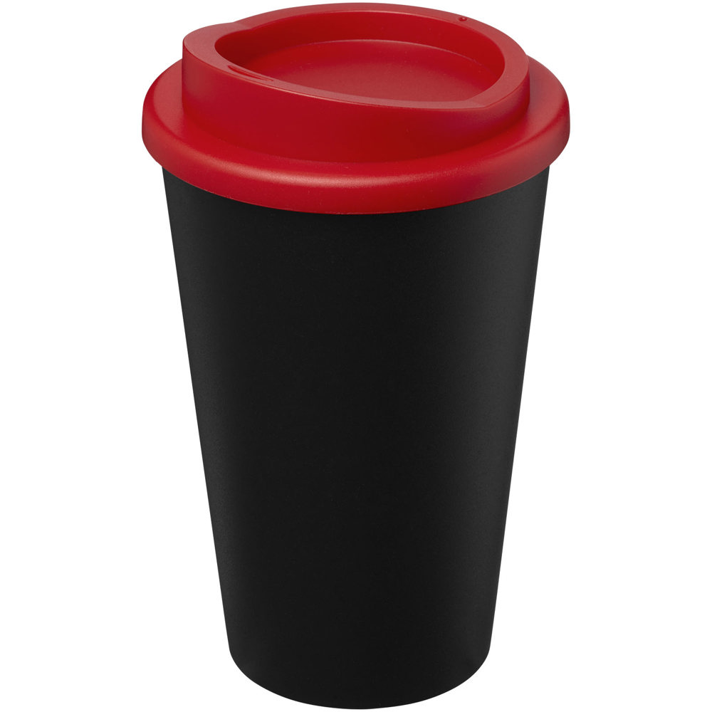 Americano® Eco 350 ml recycled tumbler - Black, Red