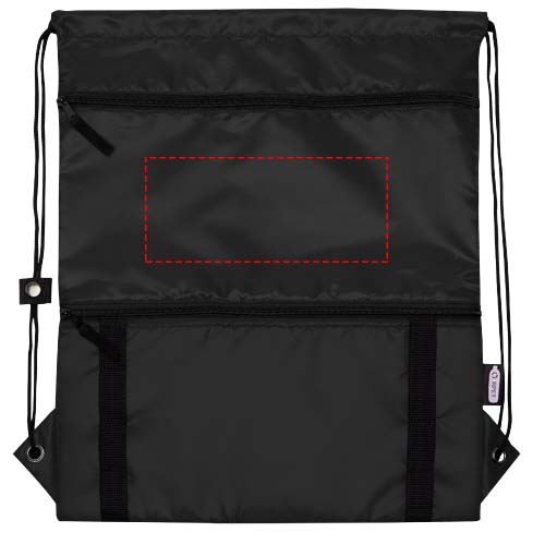 Adventure recycled insulated drawstring bag 9L