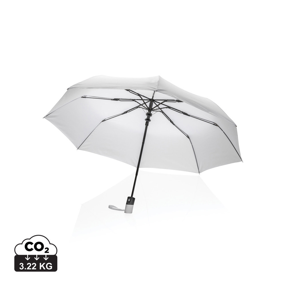 21" Impact AWARE™ RPET 190T mini auto open umbrella