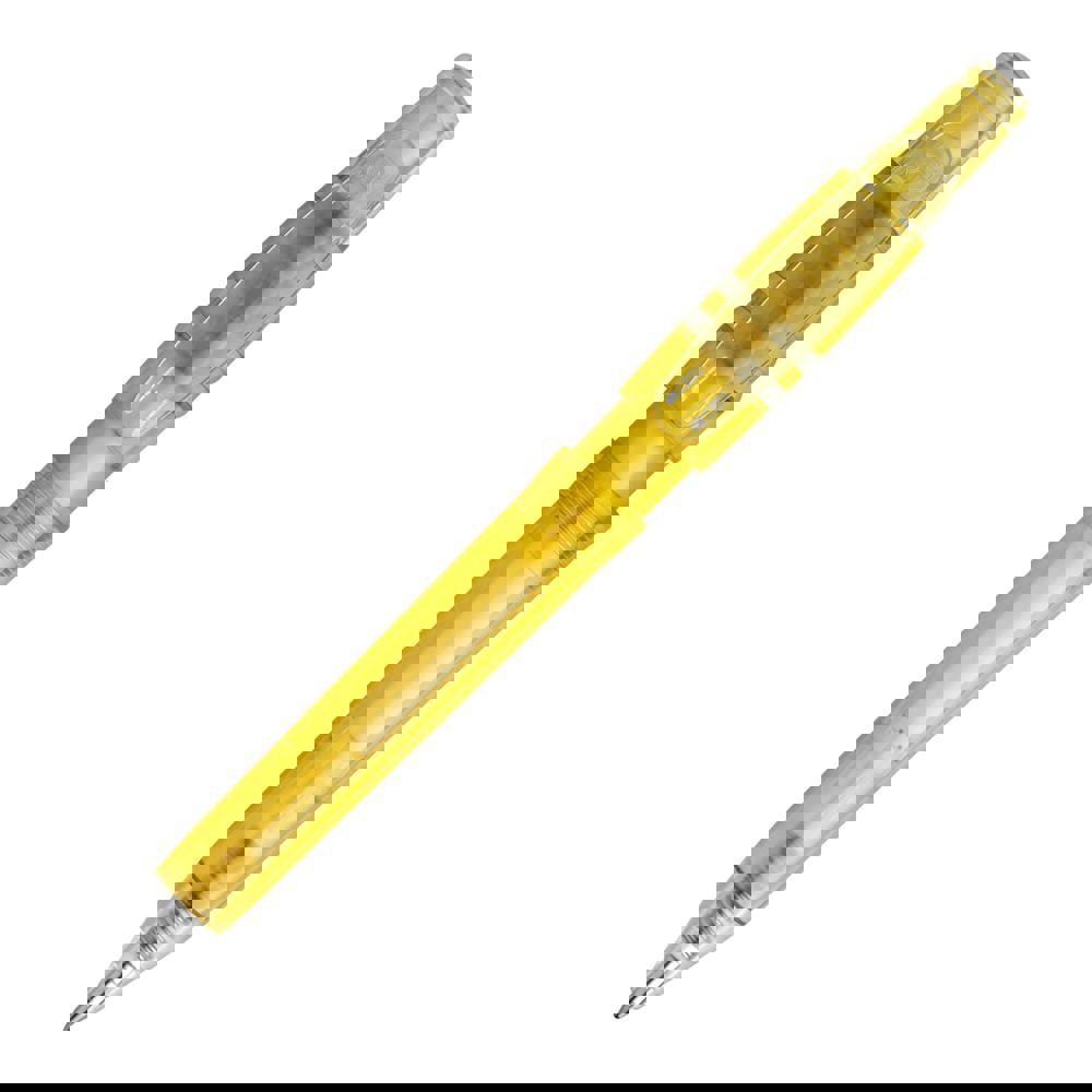 Ball pen Nora Clear transparent - Transparent / Yellow