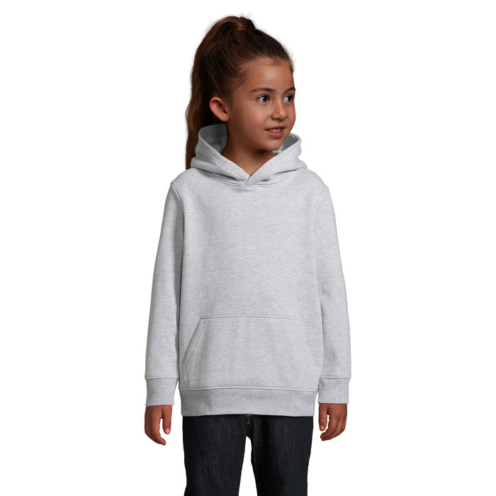 CONDOR KIDS - CONDOR KIDS Hooded Sweat - Grey Melange 2
