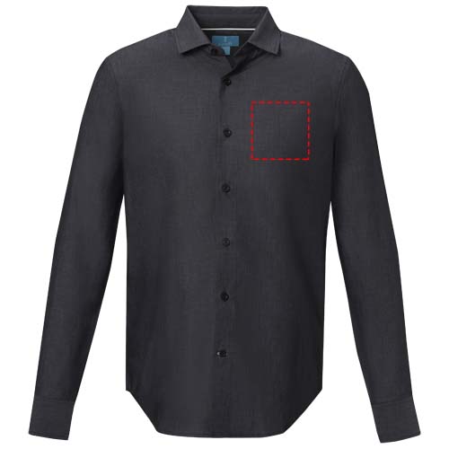 Cuprite long sleeve men's organic shirt