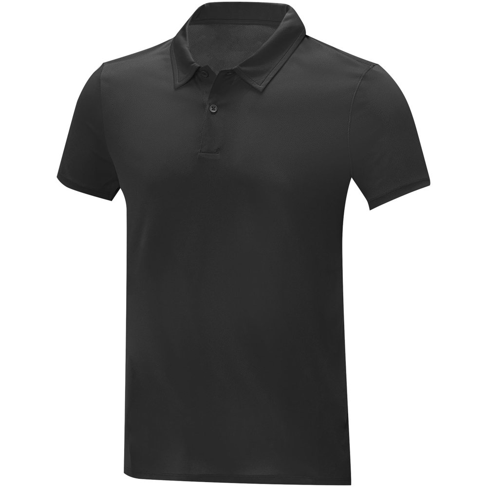 Deimos short sleeve men's cool fit polo - black