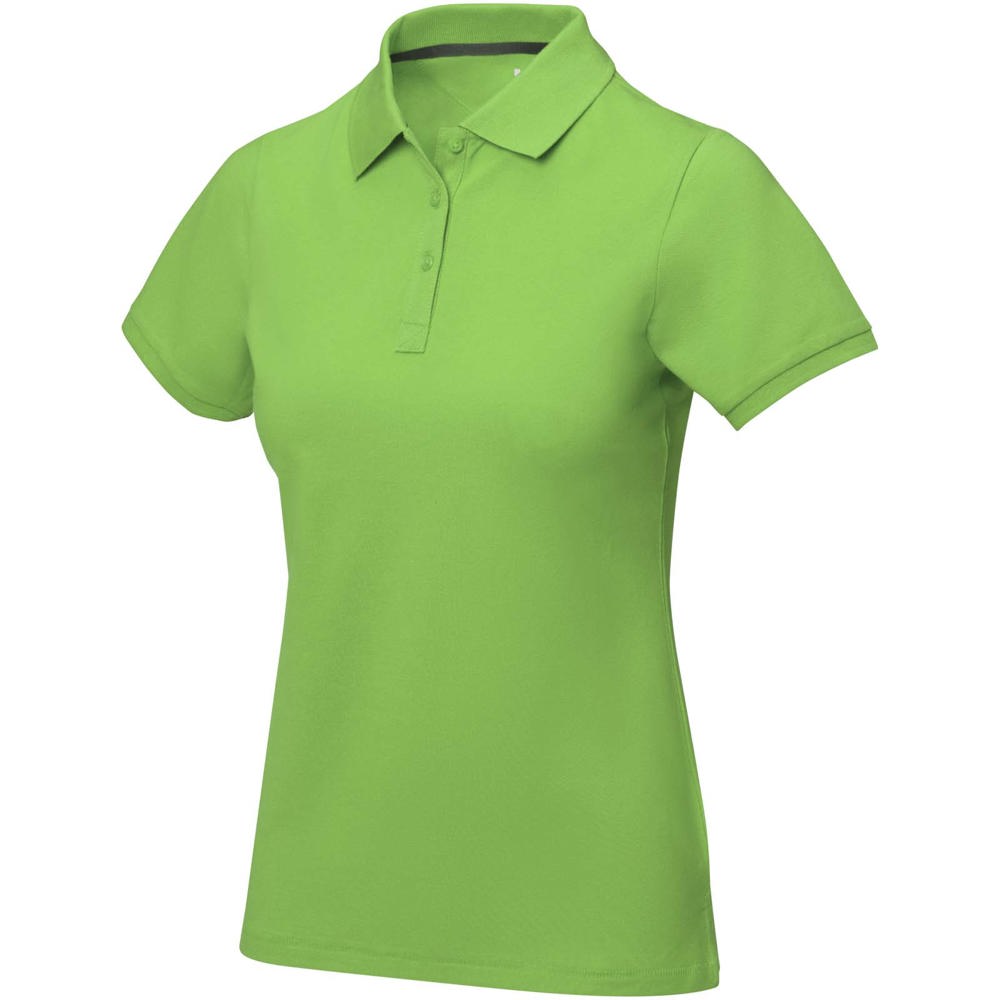 Calgary short sleeve women's polo - Apple green