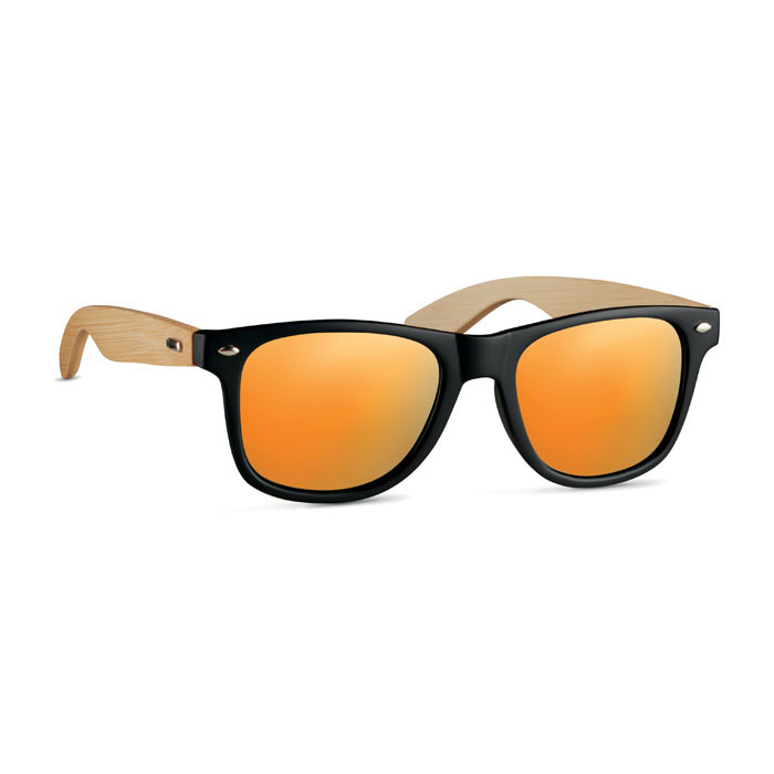CALIFORNIA TOUCH - Zonnebril met bamboe frame - oranje