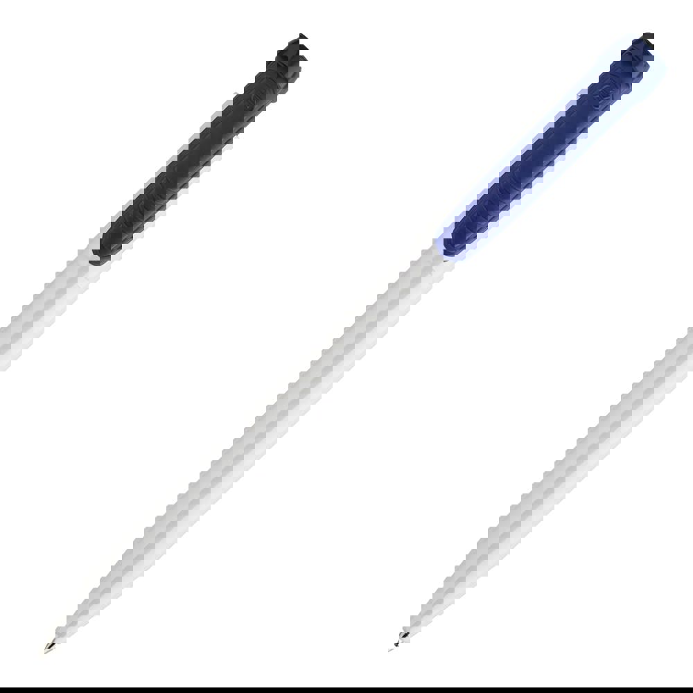 Ball pen Pier hardcolour - White / Dark blue