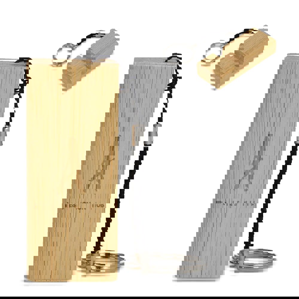 Bambus Smartphonehalter Schlüsselanhänger