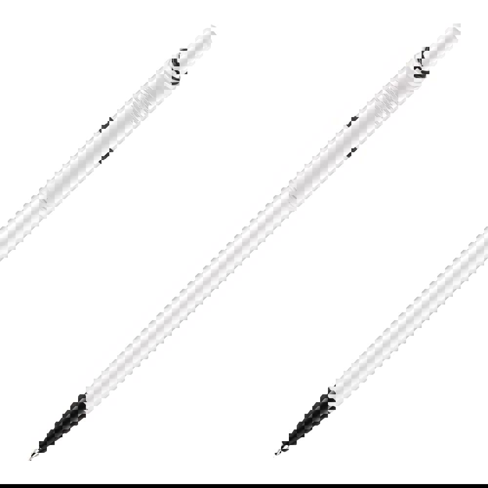 Ball pen Ducal hardcolour - White / Black