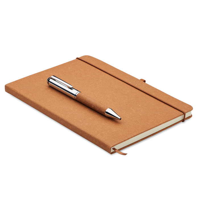 ELEGANOTE - Set mit Notizbuch - beige