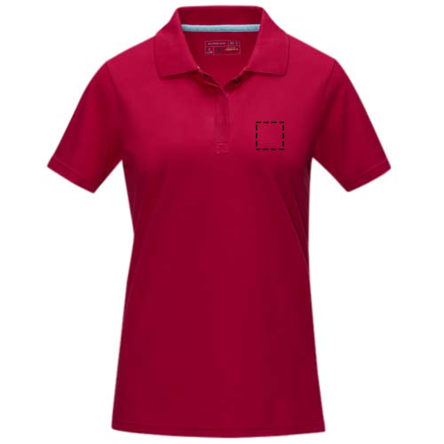 Graphite Poloshirt aus Bio-Baumwolle für Damen
