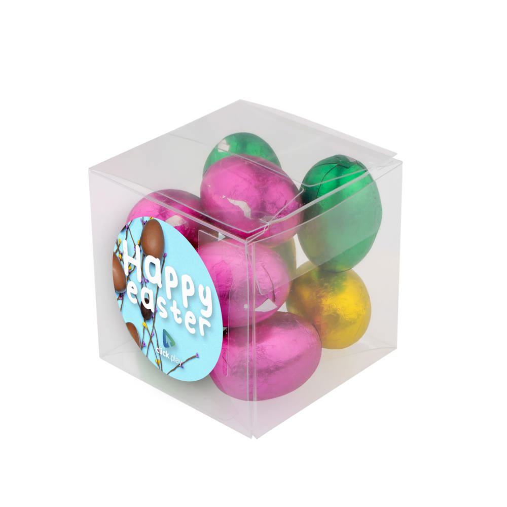 Box with Easter chocolate