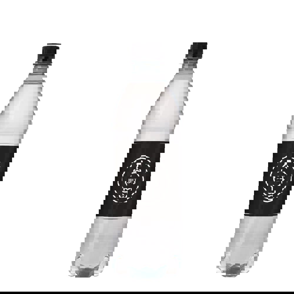 Spring water 500 ml with screw cap - Transparent/Black