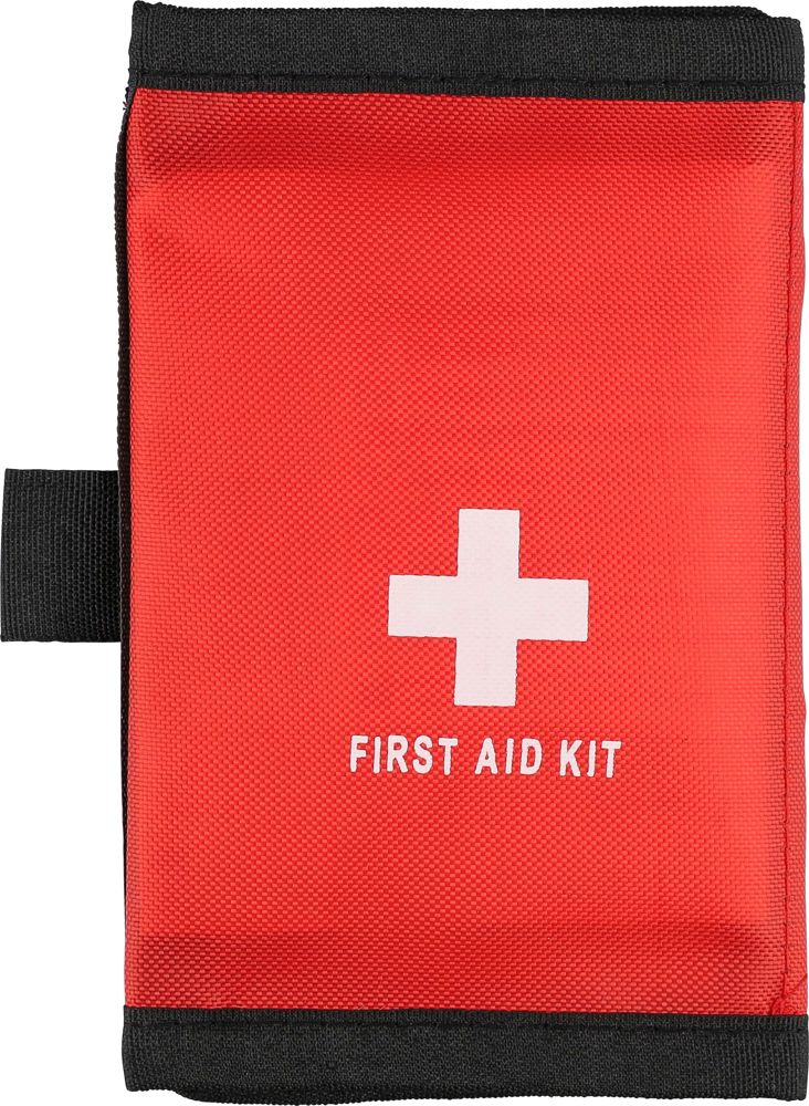 rPET (600D) polyester first aid pouch Kairo - Red