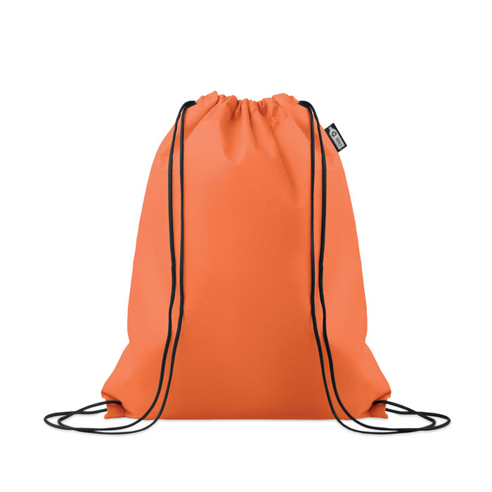 DAFFY RPET - Drawstring bag RPET non-woven - Orange