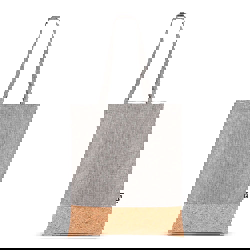 Draagtas R-PET &amp; kurk 35 x 40cm