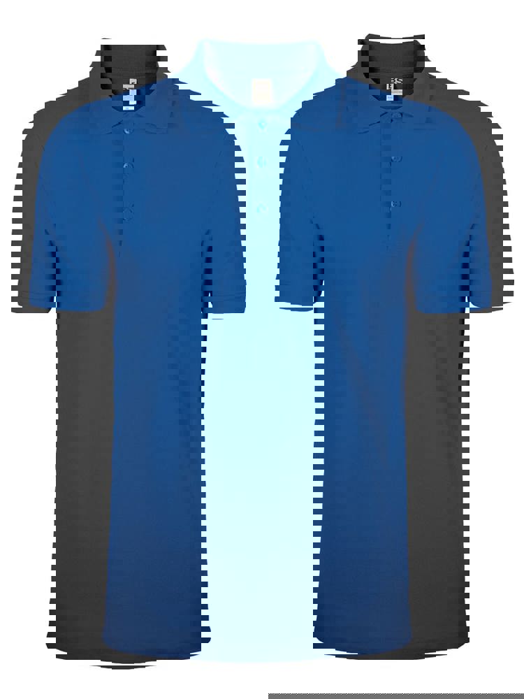 BS Evolution polo shirt, 180 gr/m² - Royal blue (PMS 2145C)