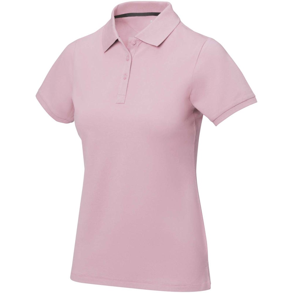 Calgary short sleeve women's polo - Light pink