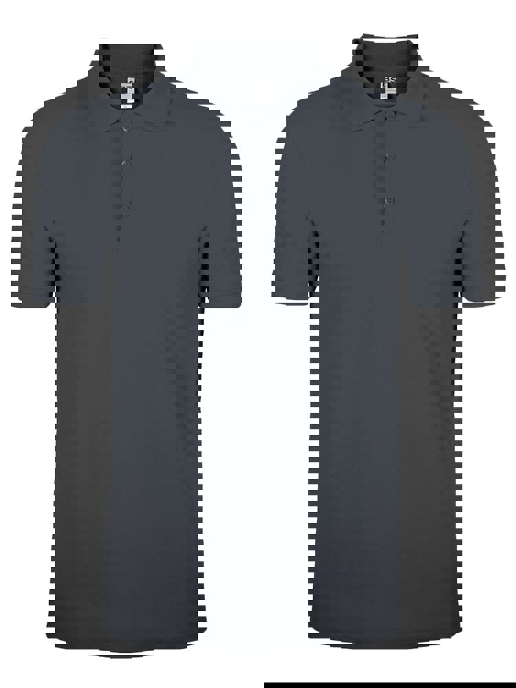 BS Evolution polo shirt, 180 gr/m² - Dark grey (PMS 7540C)