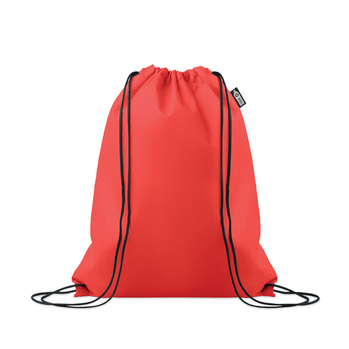DAFFY RPET - Drawstring bag RPET non-woven - Red