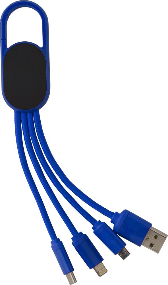 4-in-1 Charging cable set Idris - Blue