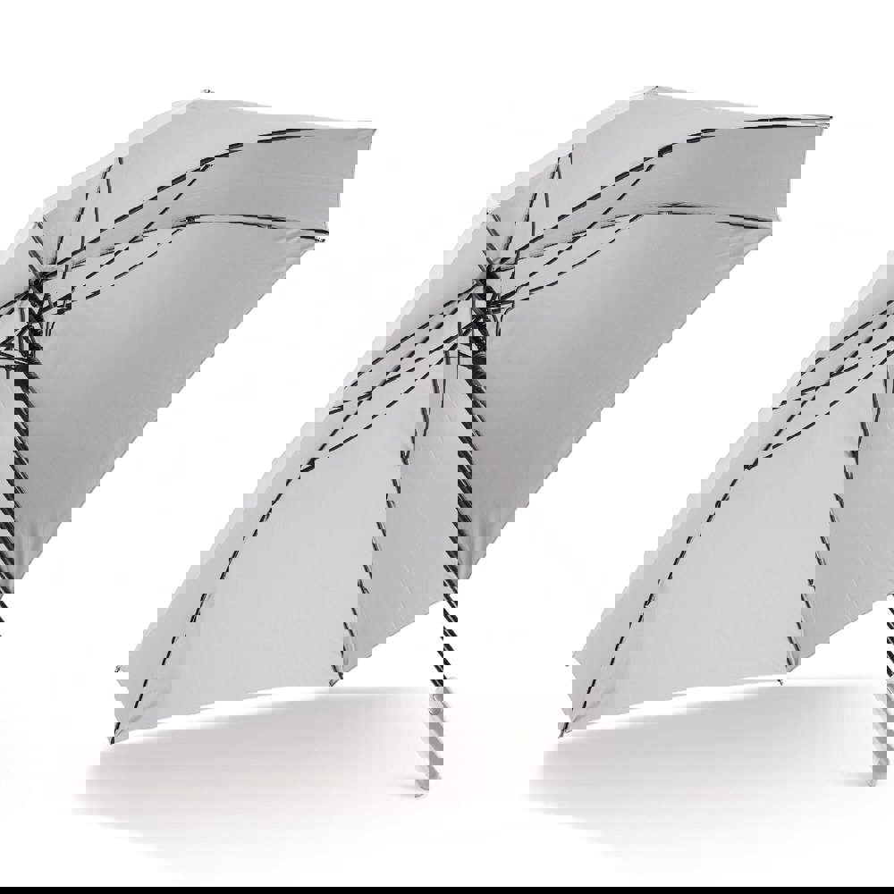 Deluxe 27” square umbrella with sleeve - White