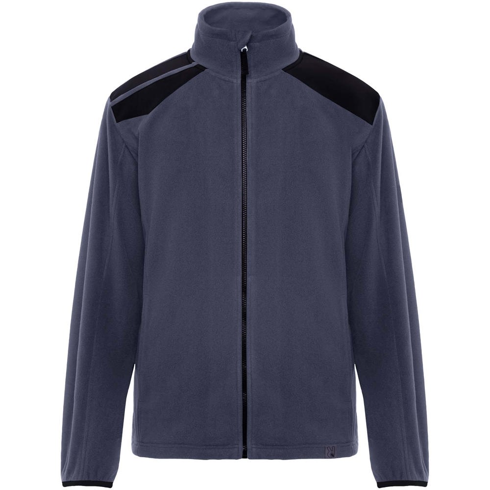 Terrano unisex microfleecejas - Lood, Zwart