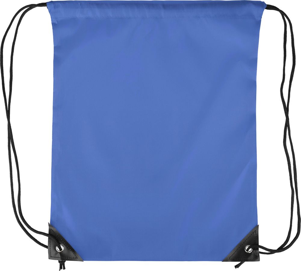 Polyester (210D) drawstring backpack Stef - cobalt blue