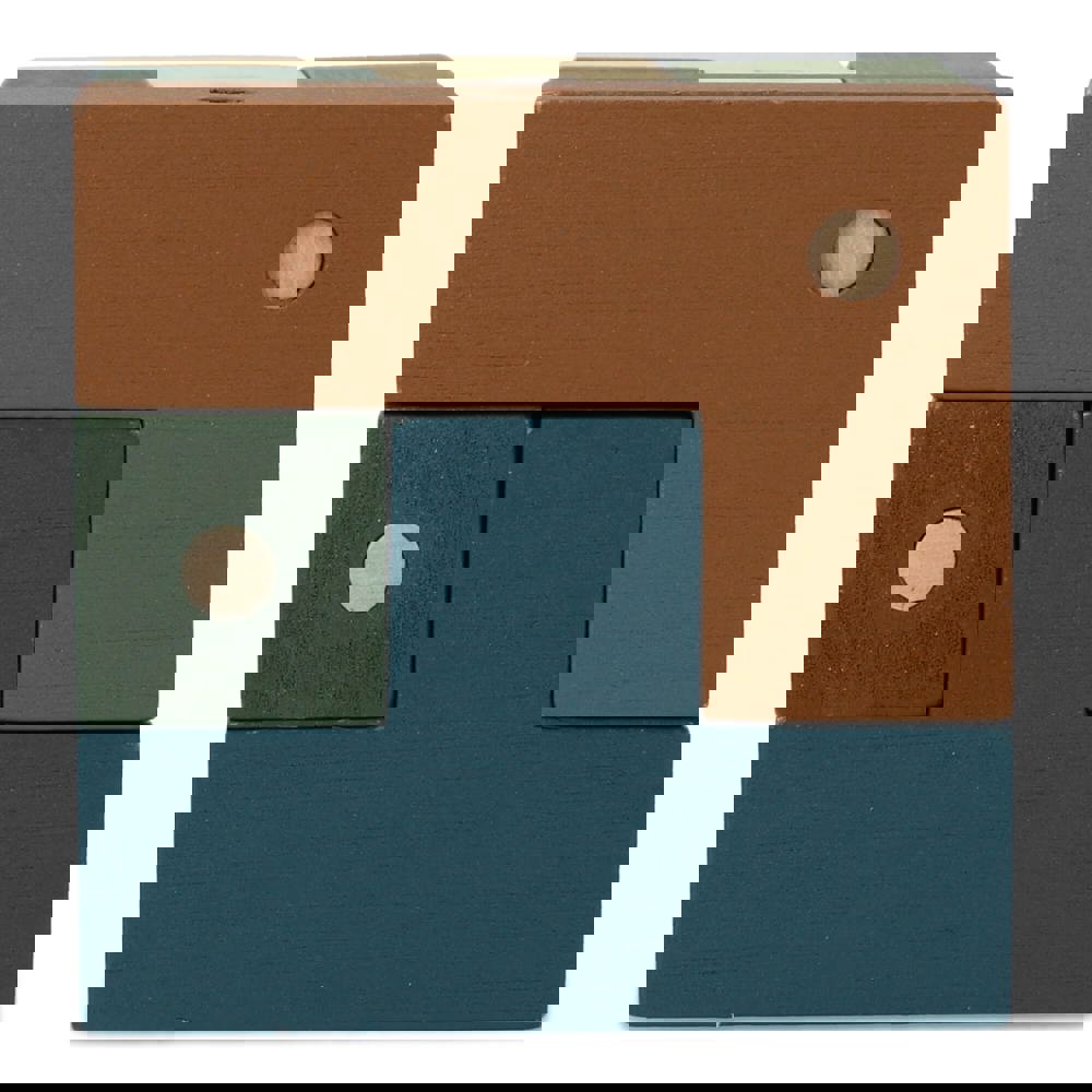 InSideOut Wooden Cube think iq puzzle