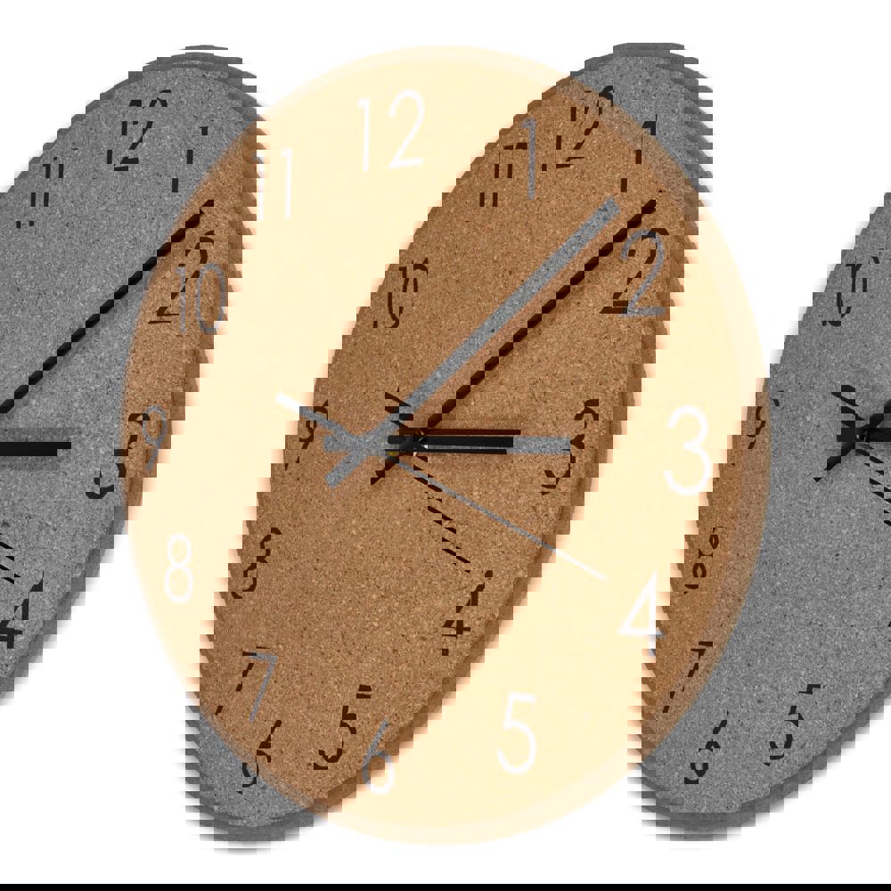 Cork wall clock