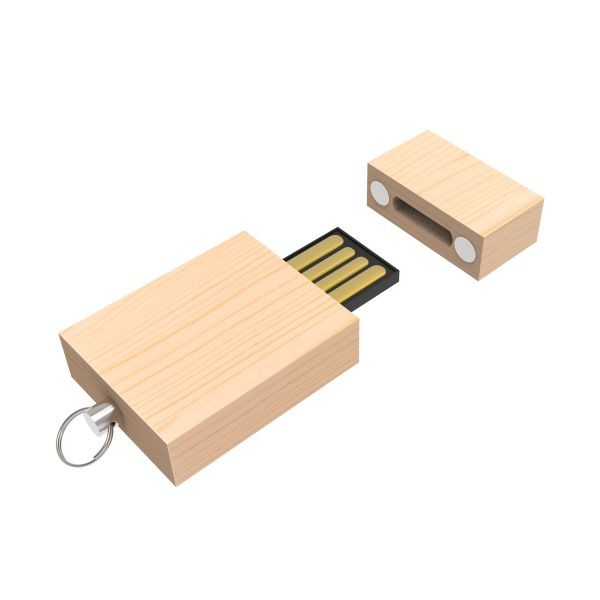 USB Stick Eco Wood- Bruin- 64GB 2.0
