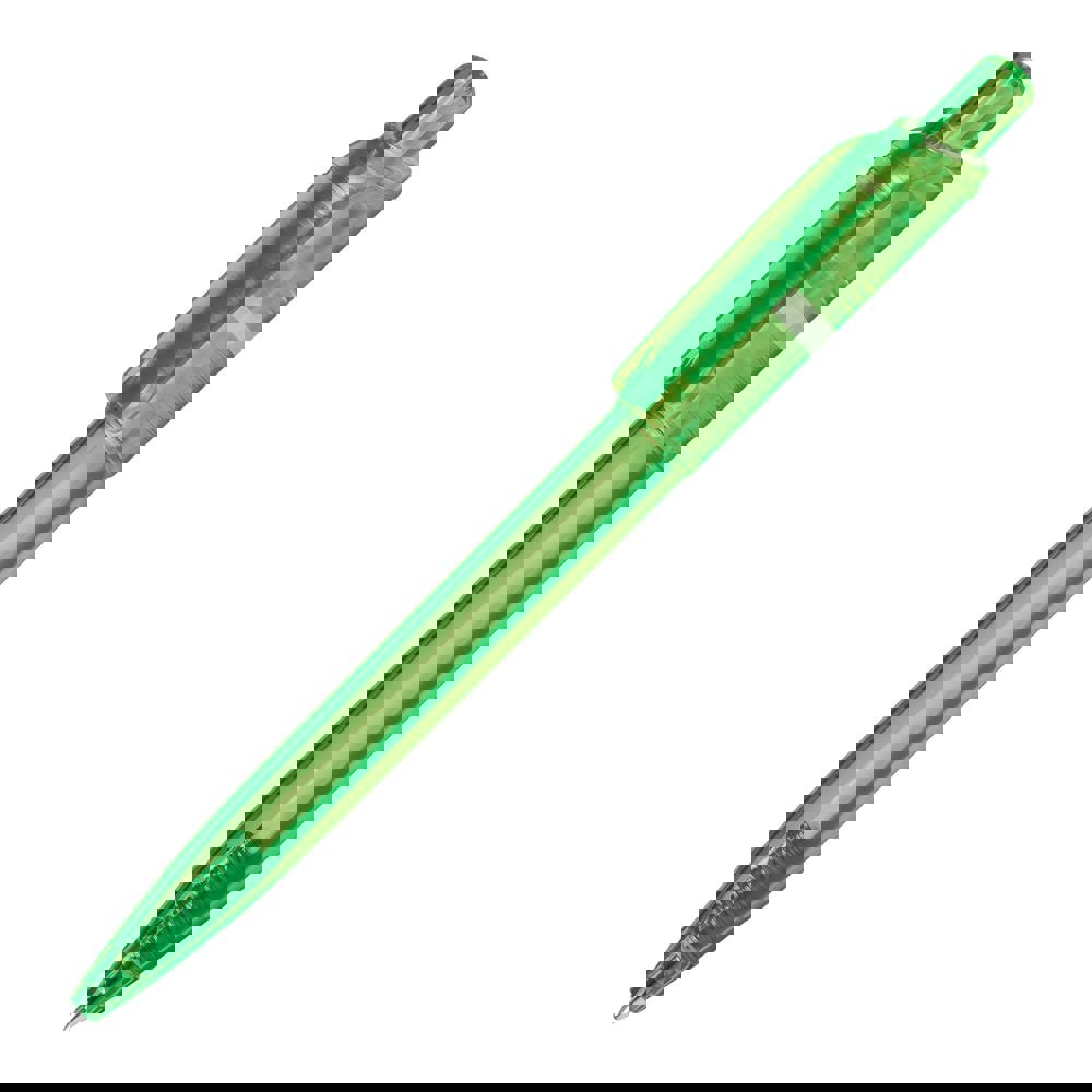 Ball pen Ducal Clear transparent (RX210 refill) - Transparent / Light Green