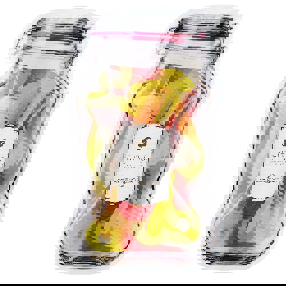 Briefkasten-"Weckglas" maxi mit Süßigkeiten - Transparent