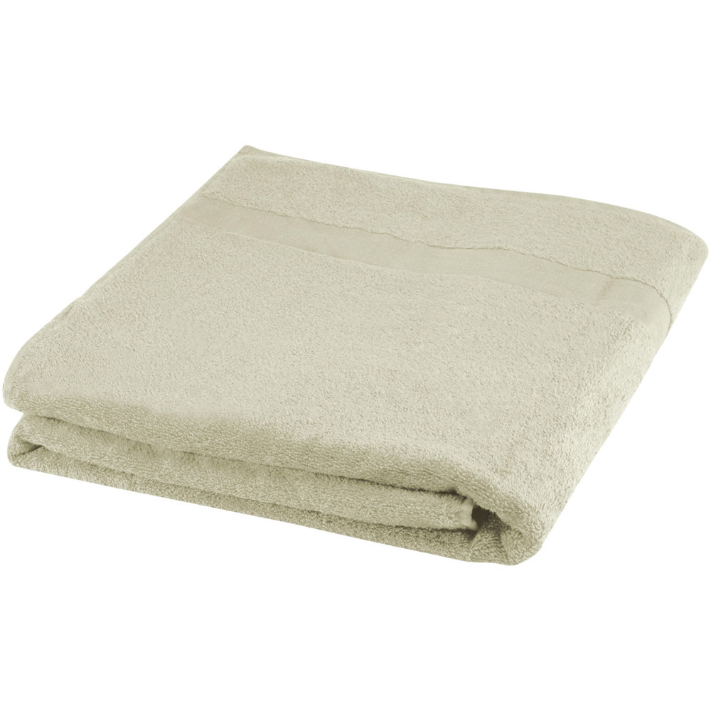Evelyn 450 g/m² cotton towel 100x180 cm - Light grey