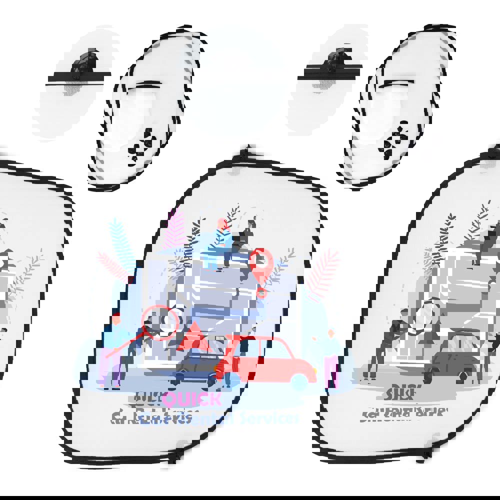 Car window sunshade, set of 2 with pouch sublimation