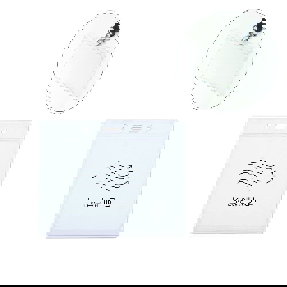 Badge holder horizontal, 100x80mm