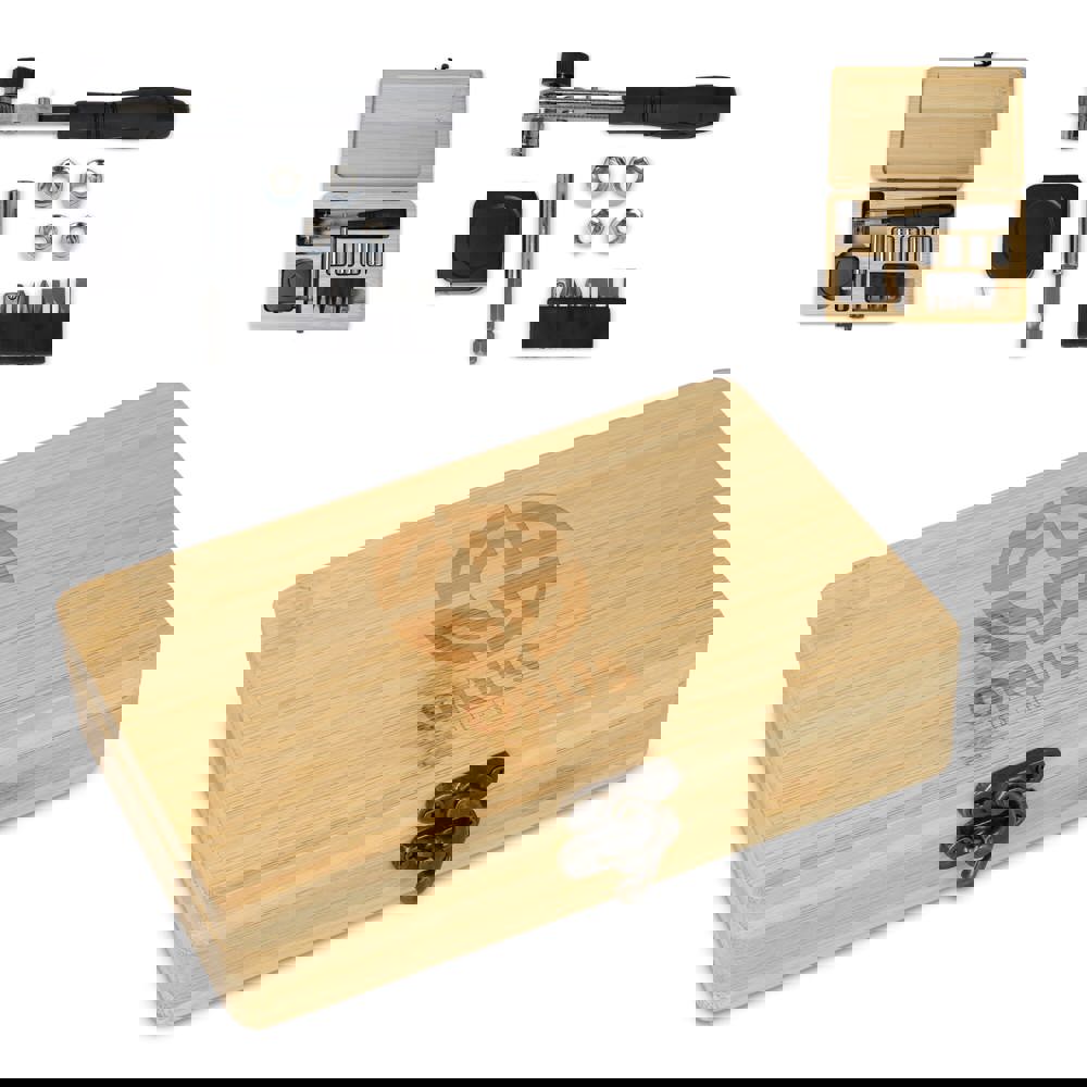 13pcs Tool set in bamboo box