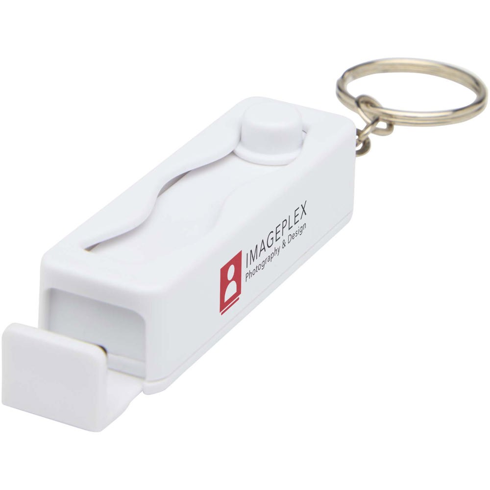 Aggia recycled plastic phone stand with fidget toy