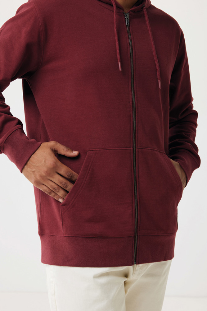 IQONIQ Abisko recycled cotton zip through hoodie