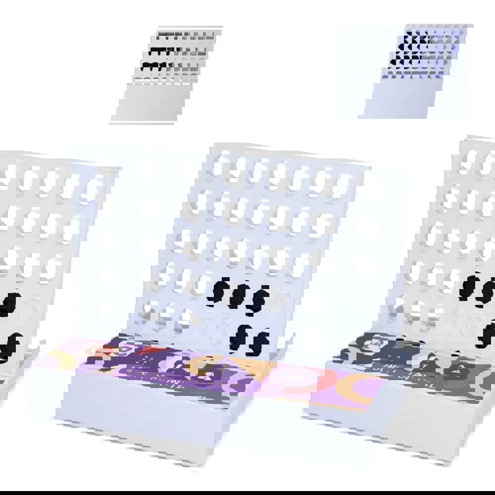 4 in a line game of recycled materials