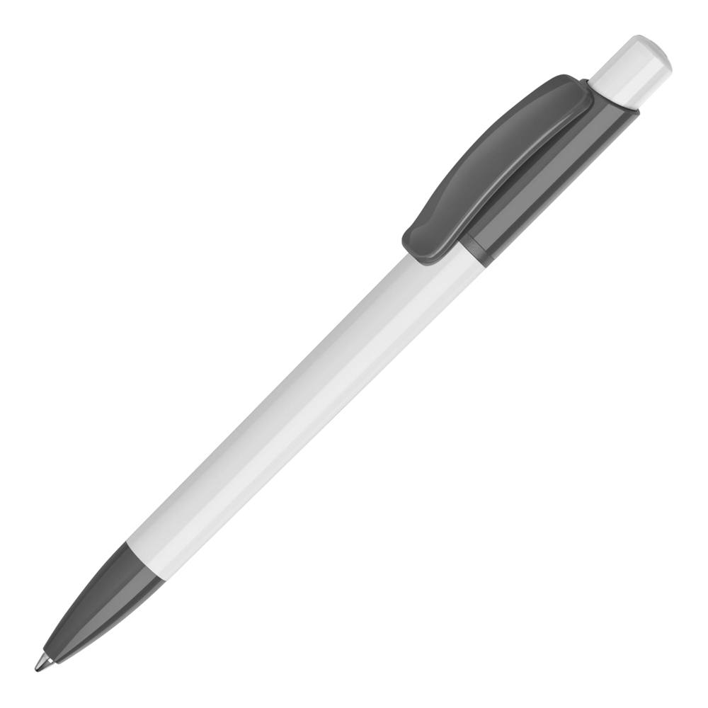 Ball pen Kamal hardcolour - White / Grey