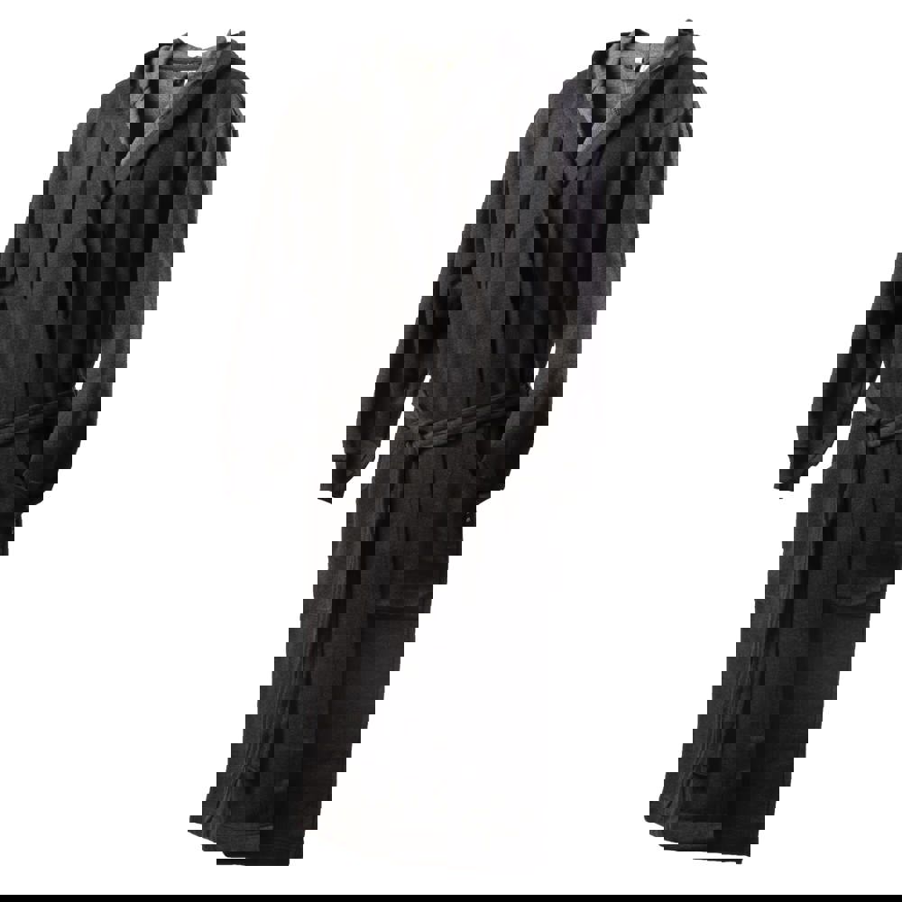 Kosta Linnewafveri Bathrobe College S/M - Dark Grey