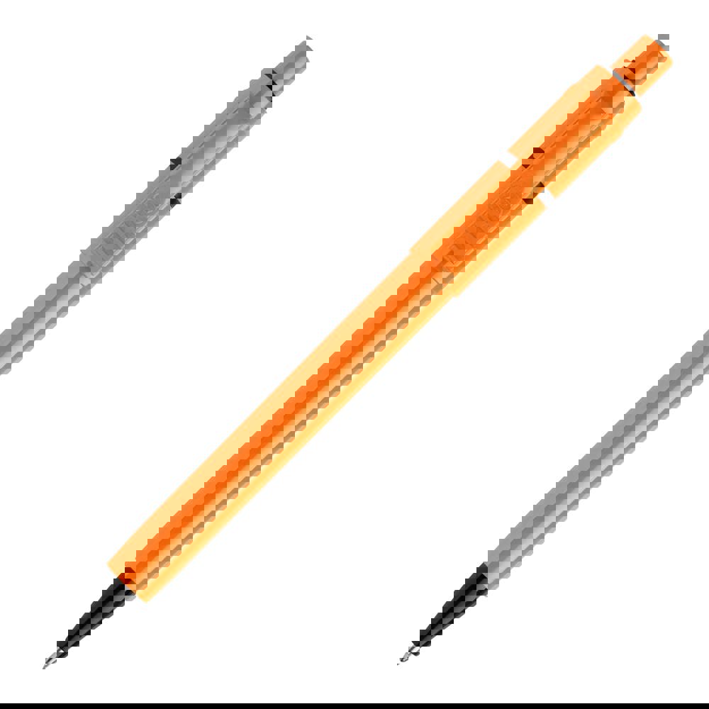 Ball pen Baron Extra hardcolour (X20 refill) - Orange / Black