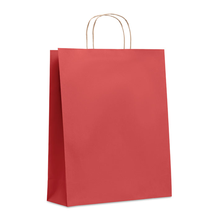 PAPER TONE L - Large Gift paper bag 90 gr/m² - Red